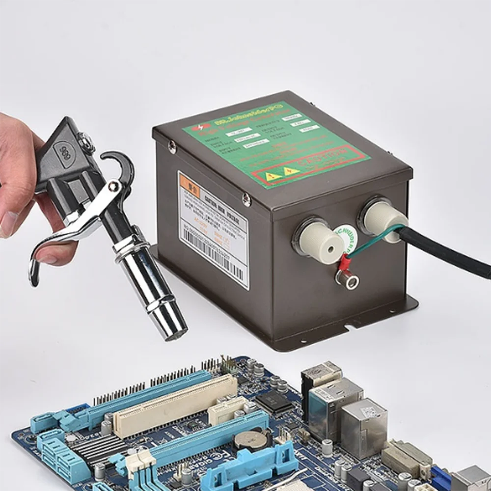 Imagem -05 - Pistola Pneumática Eletrostática com Gerador de Alta Tensão Ionizante 110v 220v