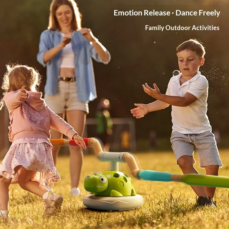 Three in One Dinosaur Sports Machine Outdoor Multiplayer Interactive Fun Sensory Physical Fitness Training Toy