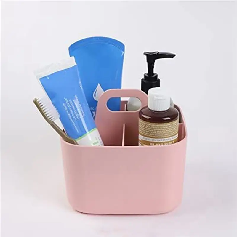 A01E-2 PCS Caddys Organizer Desk Caddys, Art Organizers And Storage Makeup Caddys Pink