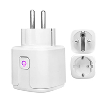 1pc Homekit Smart Plug Outlet Works With Homekit,Siri Voice Control,Timer Function,EU,20A