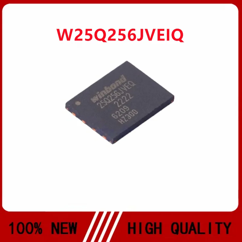 5PCS/LOT W25Q256JVEIQ 25Q256JVEIQ 25Q256JVEQ W25Q256 W25Q W25 WSON8