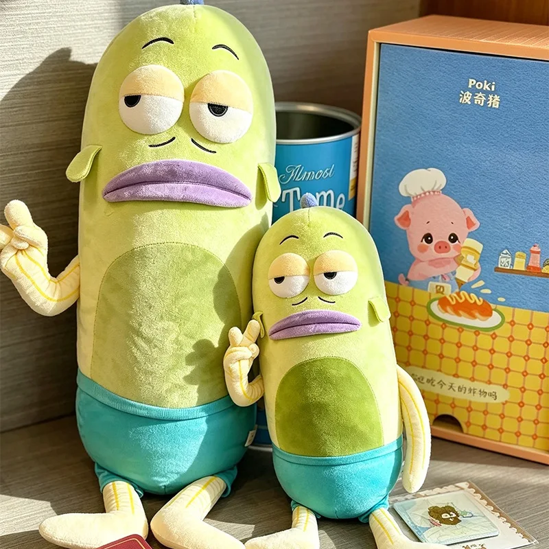 2026 Hot Cute Grumpy Fish Plush Toy Funny Cartoon Sea Animal Stuffed Pillow Soft Back Cushion For Home Sofa Bedroom Decor