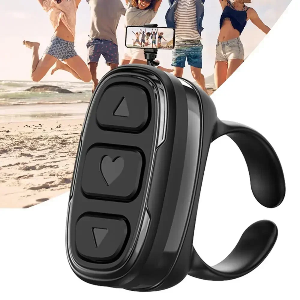 ZLRLMHY Stable Connection To TikToks Wireless Fingertip Remote Control Ring, Bluetooth Ring, Scrolling Page Flipping Device