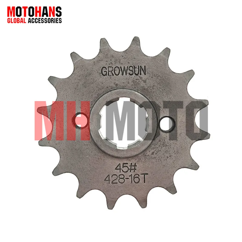 

428-16T 1045 STEEL FRONT SPROCKET FOR KEEWAY HORSE125 HORSE150 WY125
