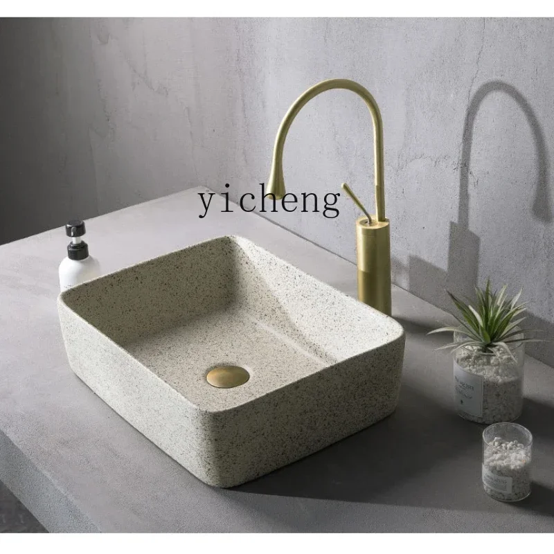 

XL ceramic basin high value outdoor home bathroom washbasin art