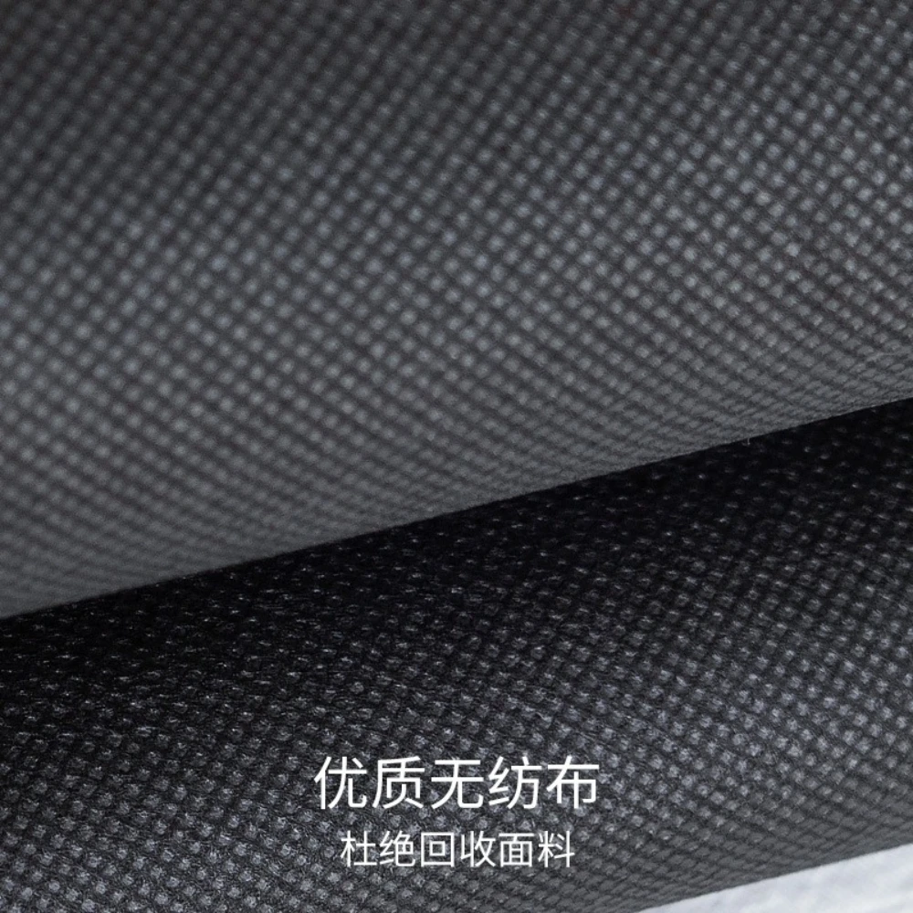 2pcs Coat Suit Jacket Three-fold Dress Storage Bags Black Non-woven Fabric Moisture-proof Clothing Dust-proof Bag 60x130cm