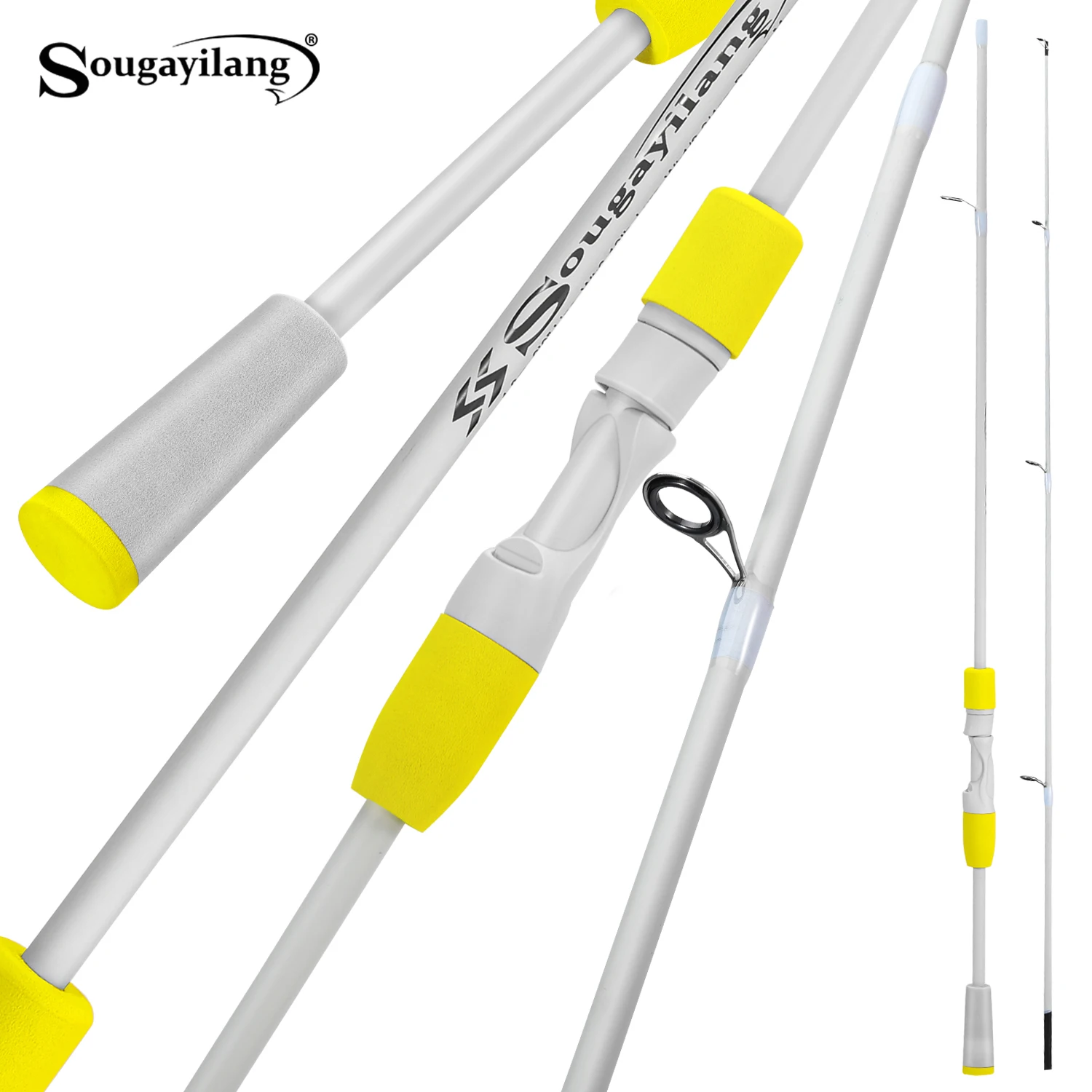 Caña Spinning Sougayilang 2 Secciones – Alto Carbono y Ligera - imagen 3