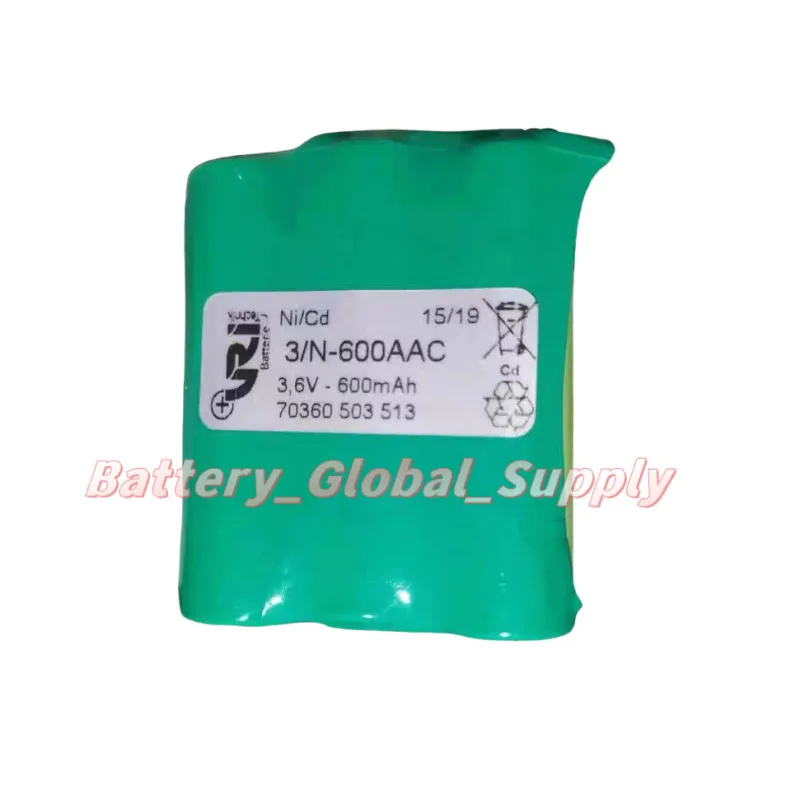 

3-N-600AAC Compatible 3.6V 600mAh 70360 503 513 Battery 1 Piece, Brand New -