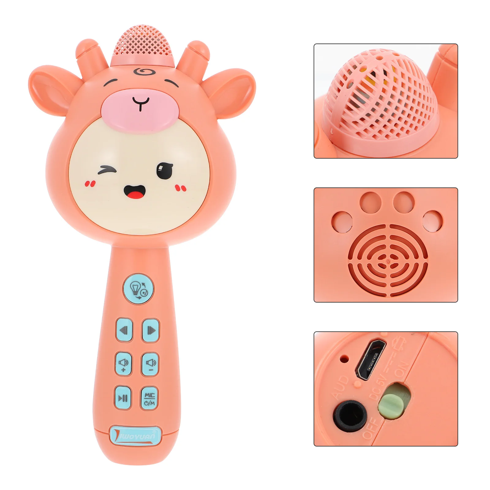 

Music Early Education Toys Child Microphone Kids Wireless Microphones Girl Puzzle Singing Plaything