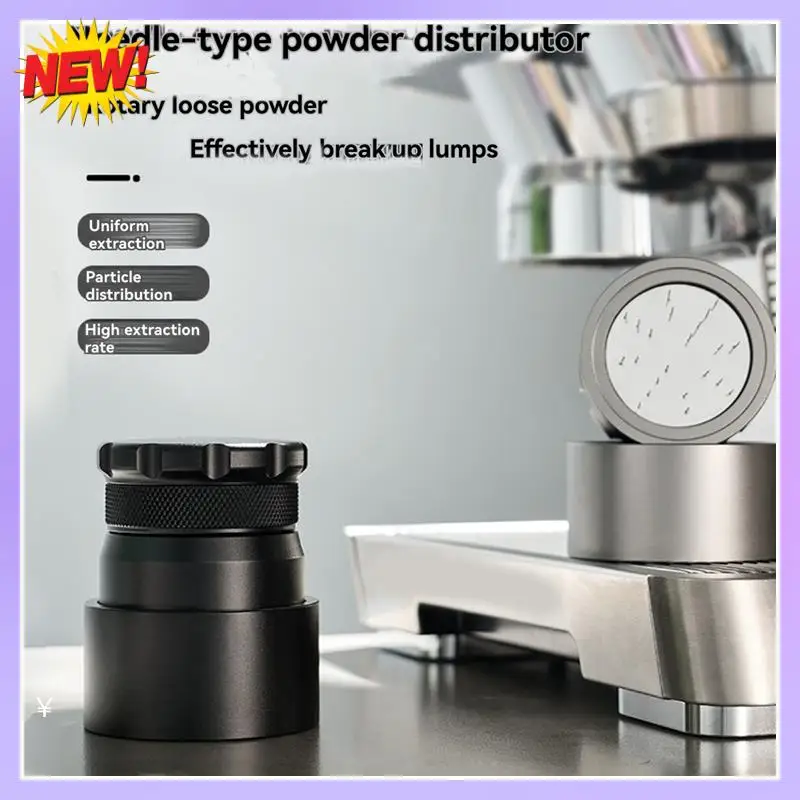 

T24C Coffee Powder Distributor Needle Adjustable Coffee Distributor Anti-Slip Coffee Powder Distributor Gray