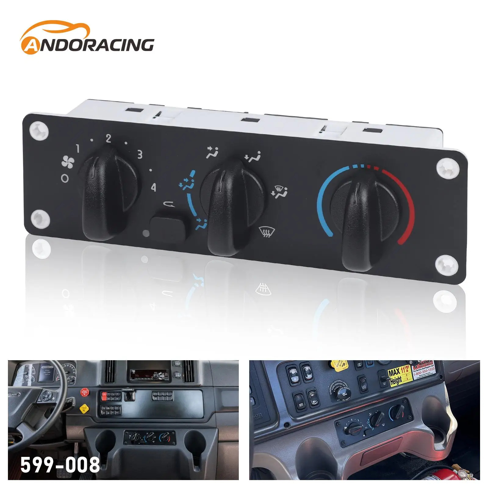 

24 Pins A/C Heater Climate Control Panel Air Condition Module Switch For Freightliner M2 B2 108SD 114SD 2002-2024 OEM 599-008