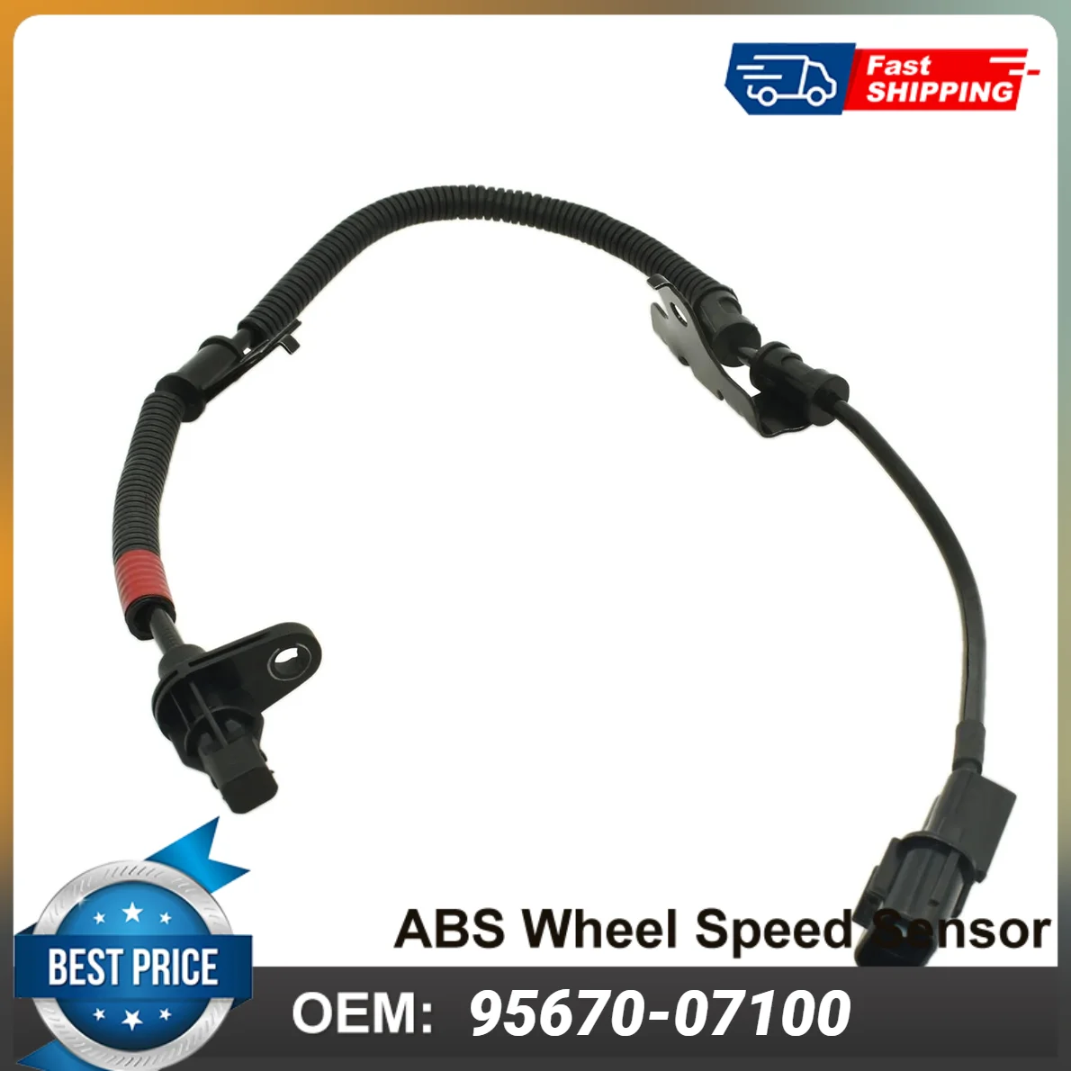 ABS Wheel Speed Sensor 95670-07100 9567007100 For Kia Picanto 2004-2011 Petrol Hatch Car Accessories Auto Parts High Quality