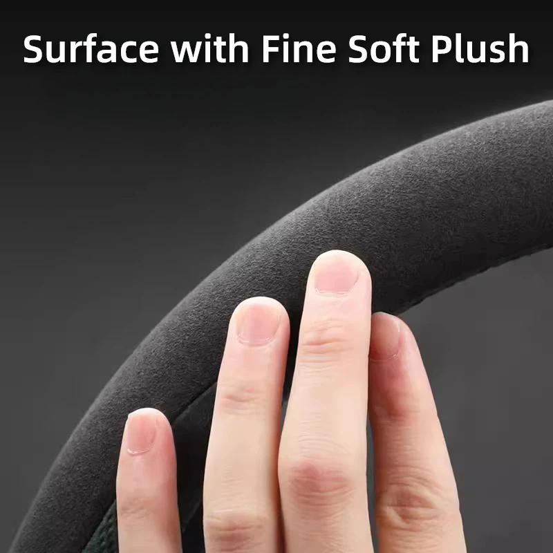 For BYD DENZA B8 Fang cheng bao 8 Suede Steering Wheel Cover