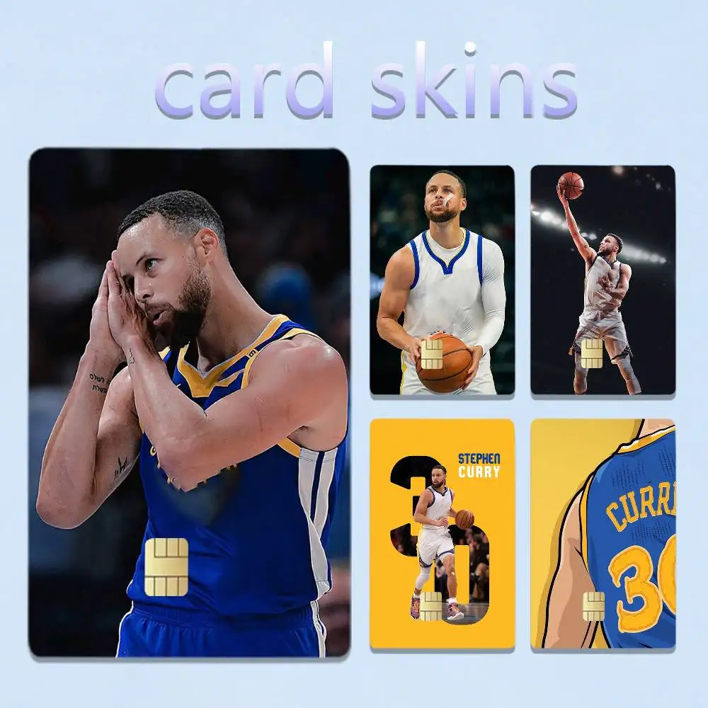 C-Curry Cool S-Stephen Basketball 30 4pcs 1Set Film Skin for Debit Credit Bank Visa Card Decal Cover