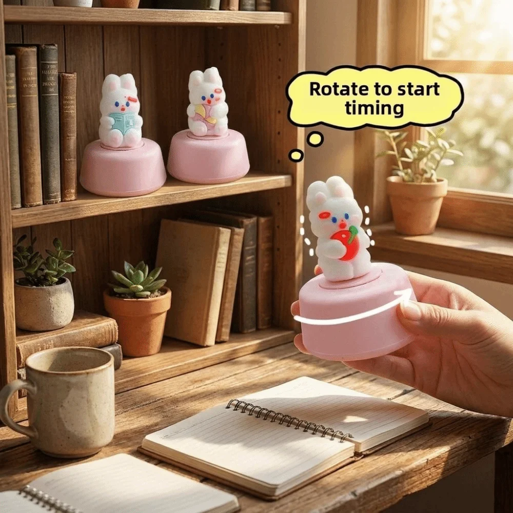 Cute Mechanical Kitchen Timer 60 Minute Management Timer Countdown Timer Self Discipline Battery Free Cooking Timer Exercise