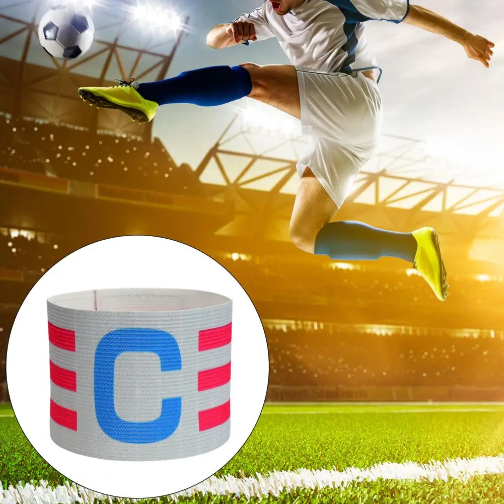 Forte nastro di fissaggio Accessorio per squadra sportiva Bracciale da calcio elastico regolabile per giocatori di giovani adulti Calcio Basket