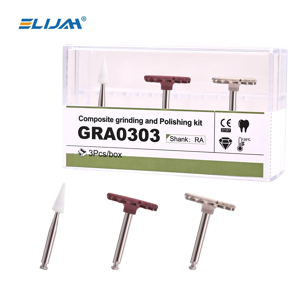 

GRA0303 Набор для шлифовки и полировки стоматологического композита Denspay RA Резиновый полировщик 3 шт./компл. Набор полировальных дисков Инструменты для стоматолога