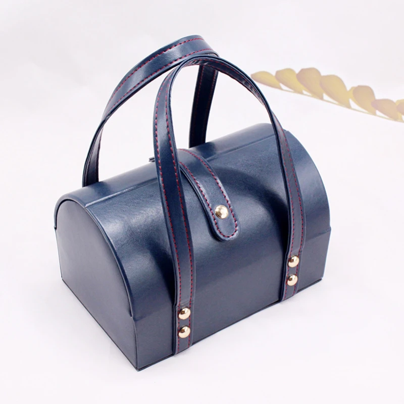 Small Jewelry Box Velvet Bracelet Display Stand Jewelry Boxes for Women Portable Storage Cortex Trinkets Organizer Container
