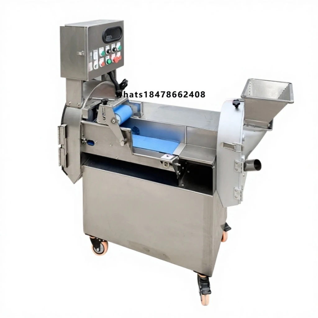 Automatic Multifunctional Vegetable & Fruit Slicing Cutting Grating Machine for Thin Sweet Potato Chips 220V New Condition