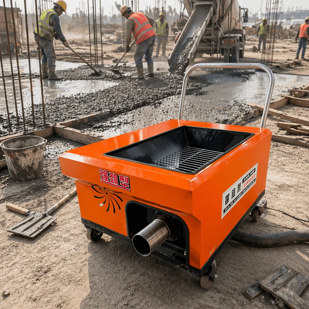 Diesel Driven Concrete Screw Pump Portable Screw Pump for Concrete Grout Building Construction