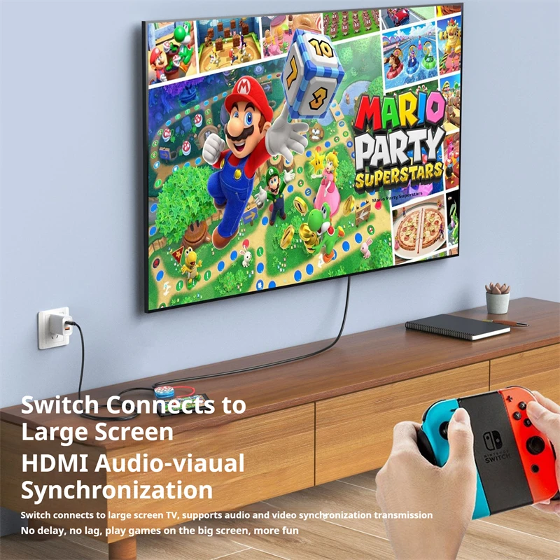 Station d'accueil 3 en 1 pour Switch 2 Type C, 4k, 60Hz, USB3.0 PD100W, station d'extension pour Console de jeu, moulage d'écran, MacBook