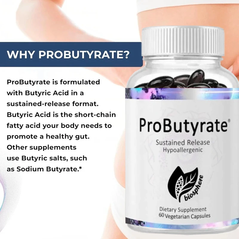 

ProButyrate Intestinal Health Supplement, A Butyric Acid Complex, Helps Restore Balance and Stabilize The Gut Microbiome