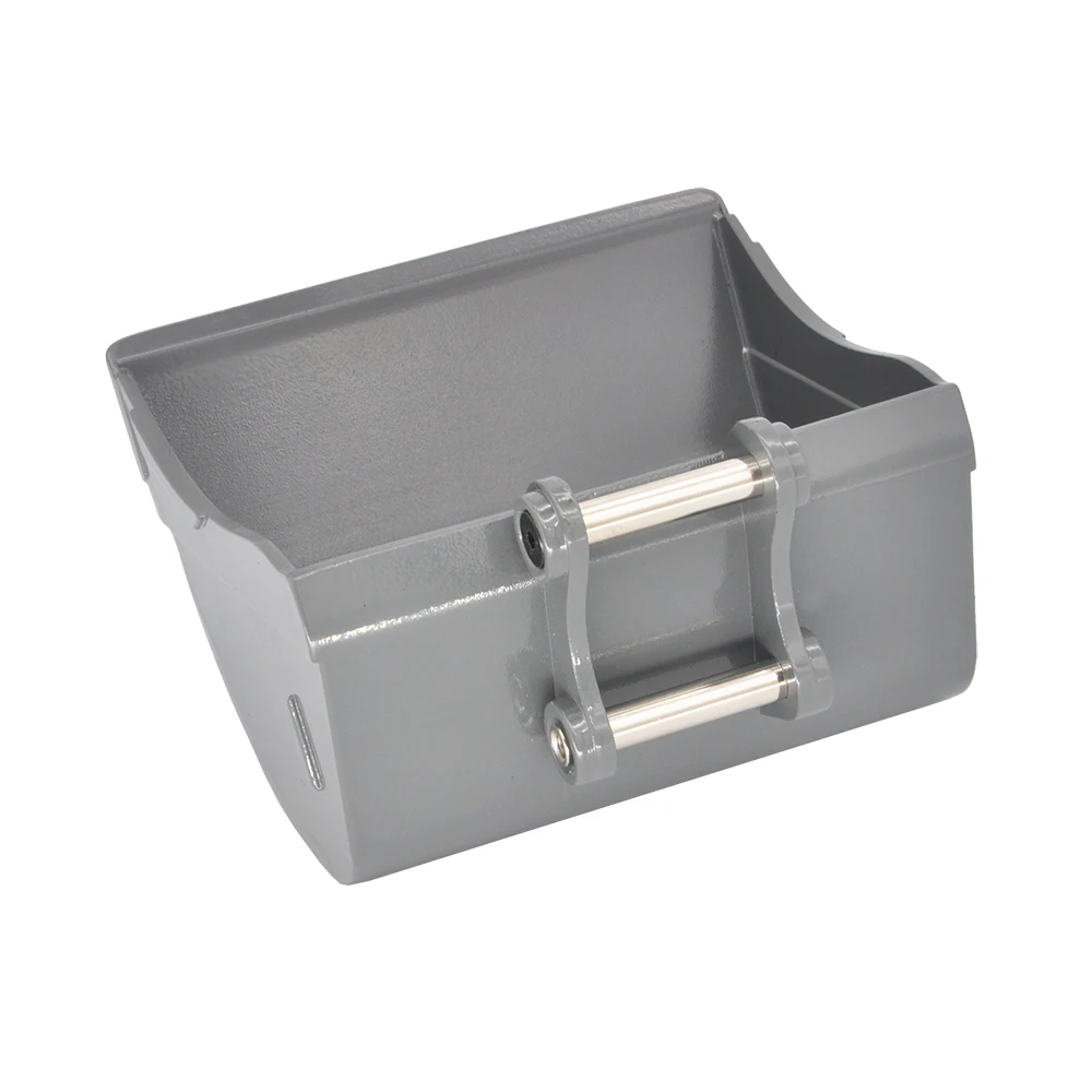 Double E EC160E S011-001 Metal Bucket Without Teeth For 1/14 RC E010 E111 Excavator 100mm Wide Bucket