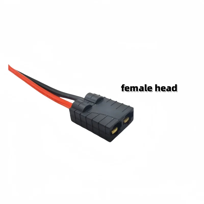 TRX Battery Plug with Cable, 16AWG Male and Female Connectors, Extra Soft, High Temperature Resistant, Single-Ended Cable view 3