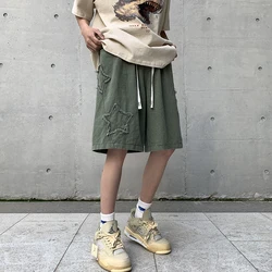 2024 Shorts Men Loose spodenki meskie Vintage Denim Summer Basic SimpleHot Sale High Waist Leisure Ulzzang Streetwear Chic Short