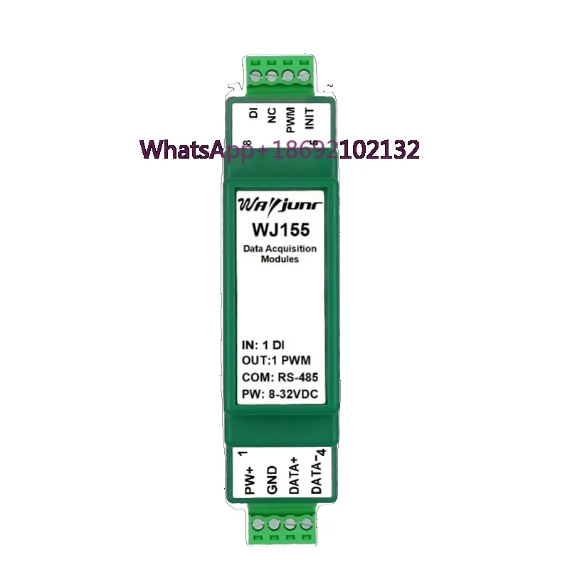 WJ155 Motor or Fan Speed Measurement and PWM Speed Controller Control RS485 Communication Module