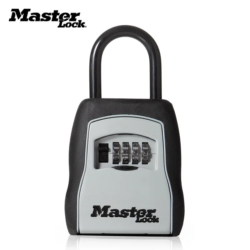 

Master Lock Outdoor Key Safe Key Storage Box Padlock Combination Lock Alloy Material Key Hook Security Storage Box