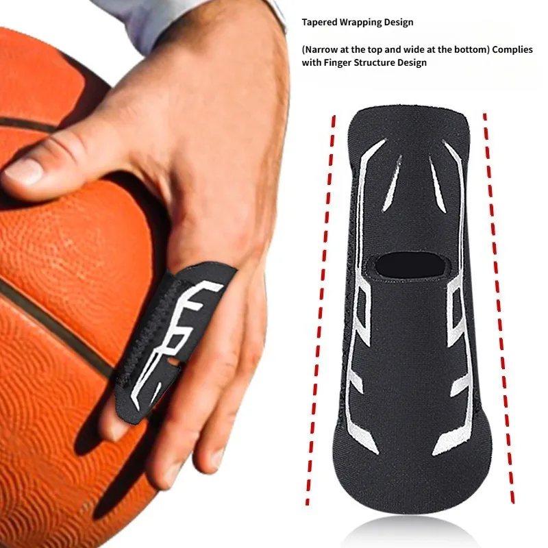 Cinta esportiva para tala de dedo – proteção de suporte ajustável para basquete e vôlei |   Protetor de articulação de dedo