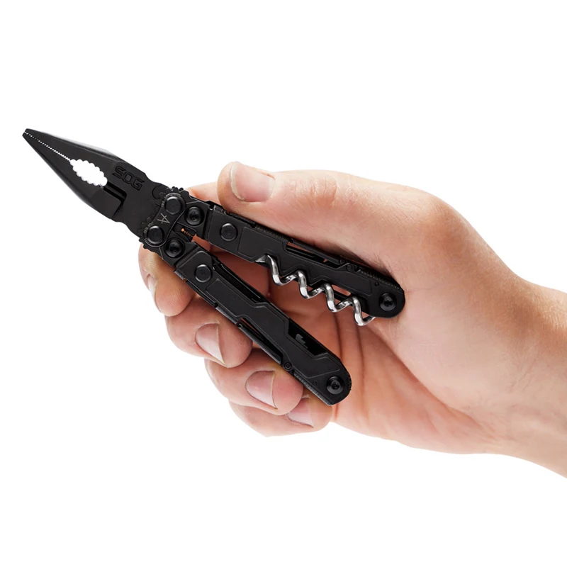 Imagem -04 - Powerlitre Multi-tool Tactical Alicatador Dobrável Mini Edc Pocket Ferramentas Multifuncionais Sobrevivência Outdoor Camping Gadgets Sog17 in