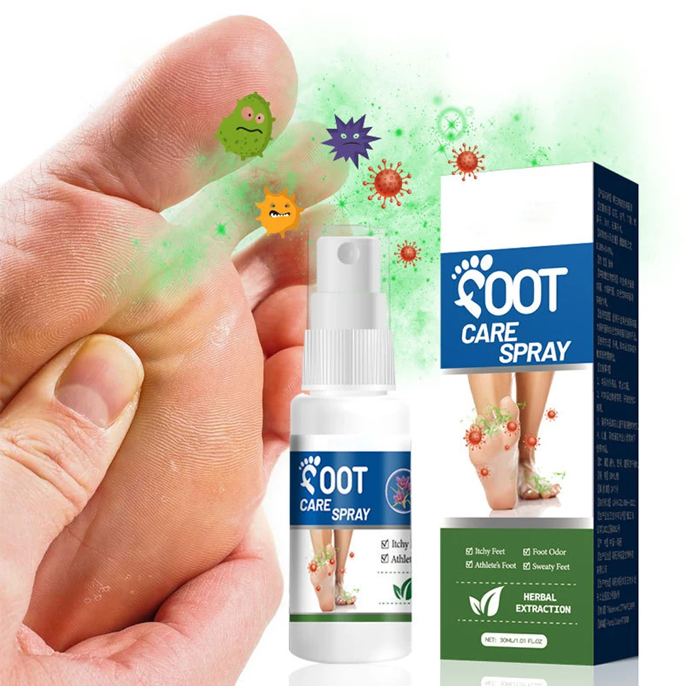 1-5PCS Foot Odor Spray Deodorant Prevent Stinky Feet Foot Spray Long-Lasting Feet Care Liquid Spray Foot Swaet Odor Remover