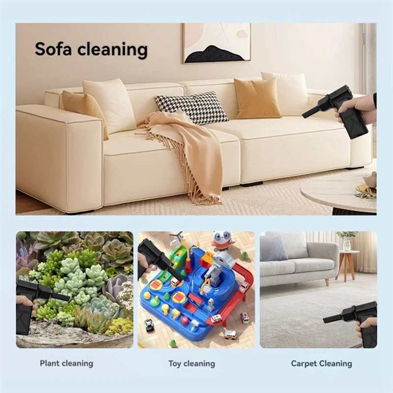 B58B-Handheld Powerful Brushless Motor Blower Mini Turbo Jet Fan 140,000 RPM Wind Speed 60M/S Turbo Violent Fan