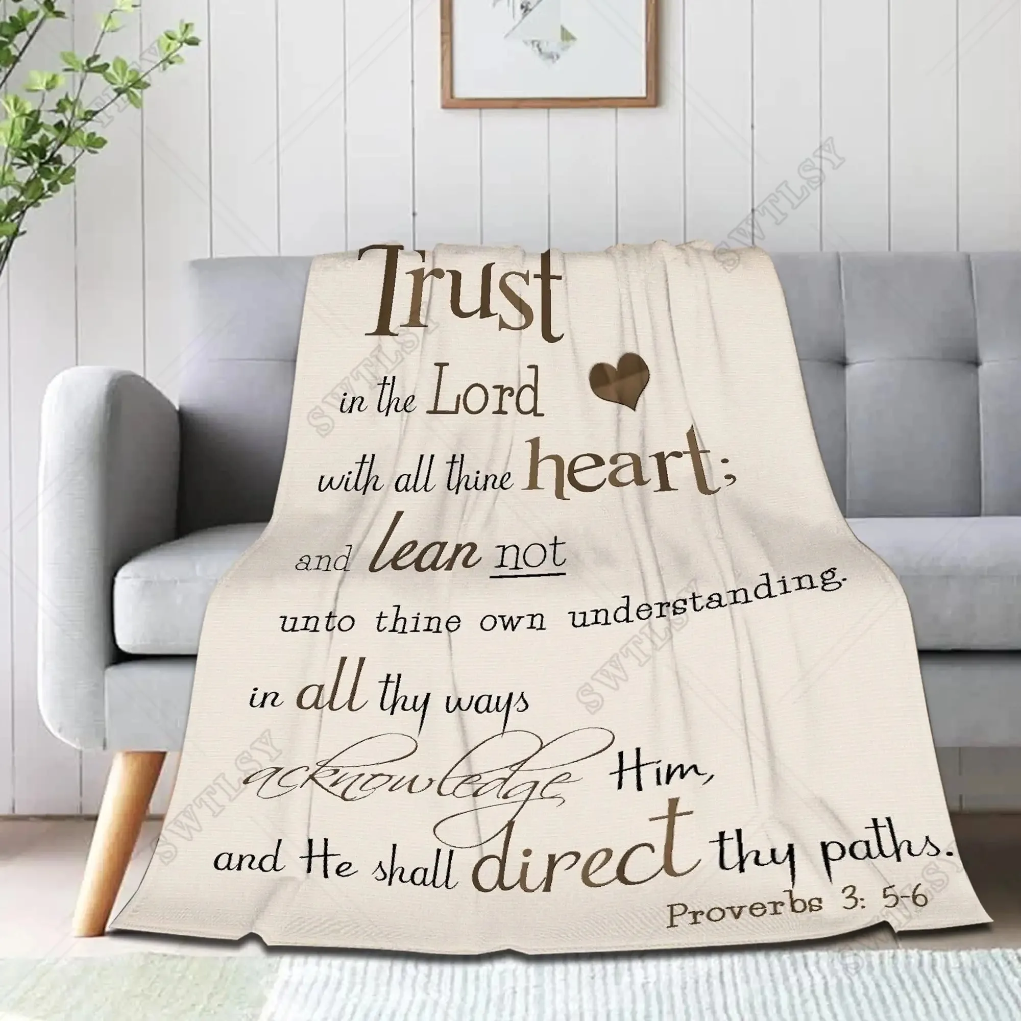 

Bible Verse Blanket,Inspirational Prayer Religious Soft Flannel Throw Blanket Christian Gifts for Women Men for Sofa Couch Bed