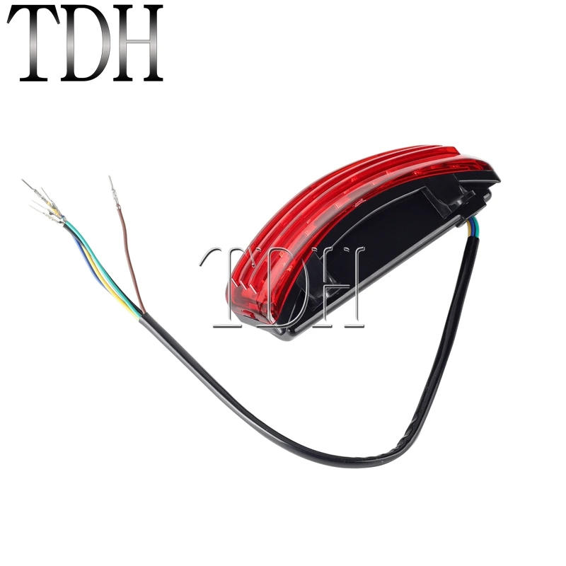 Fender Tip Light Tri-Bar LED Tylne światła hamowania dla Harley Touring Street Glide Road Glide Fender Skirt Trim Extension Lamp — zdjęcie 7