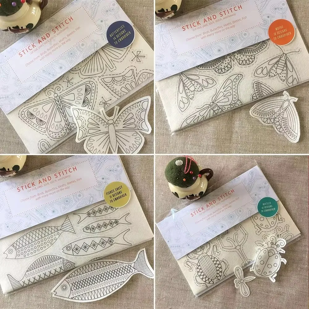 

Водорастворимые переводныеfers для вышивки «сделай сам», вышивка ручной работы, принадлежности для шитья, вышивка, растворяющаяся переводная бумага, стирка