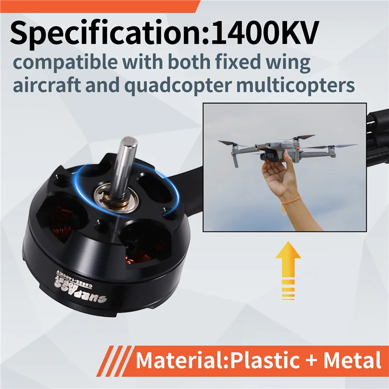 A04F-SURPASS HOBBY 2822 محرك بدون فرشاة الدوار الخارجي مناسب لـ RC FPV ثلاثية الأبعاد الجناح الثابت كوادكوبتر مولتيكوبتر C2822