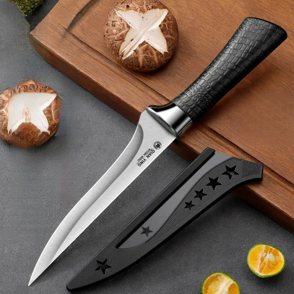 High Quality Stainless Steel Chefs Knife Boning Knife with Knife Set Kitchen Knife for Bone Removal and Meat Cutting Knife