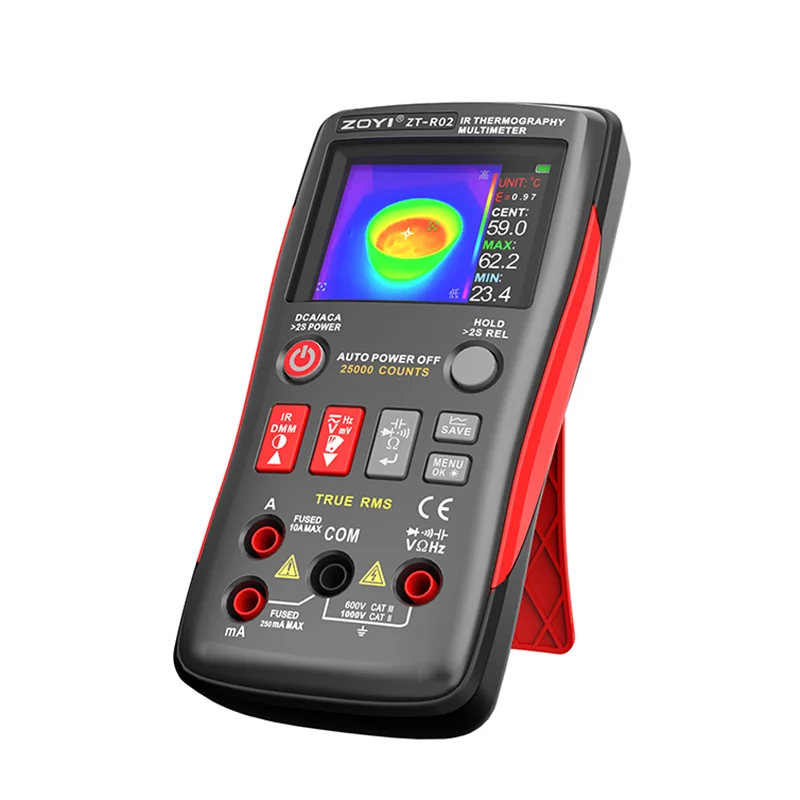 ZT-R02 Termocamera portatile Multimetro digitale 2 in 1 Risoluzione IR 240X240 96X96