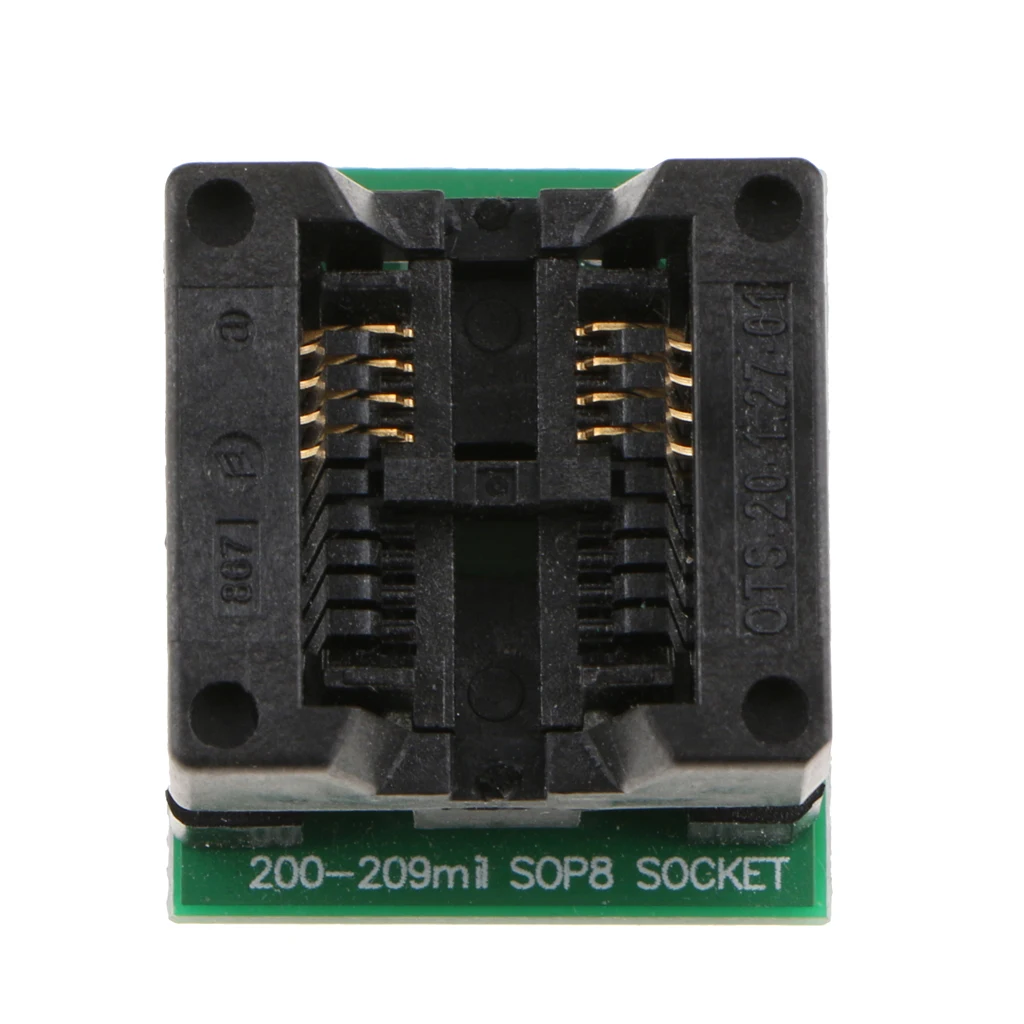 SOP8 Programmer to DIP8 Converter Module Board Durable Adapter Electronic Component for Chip Reading