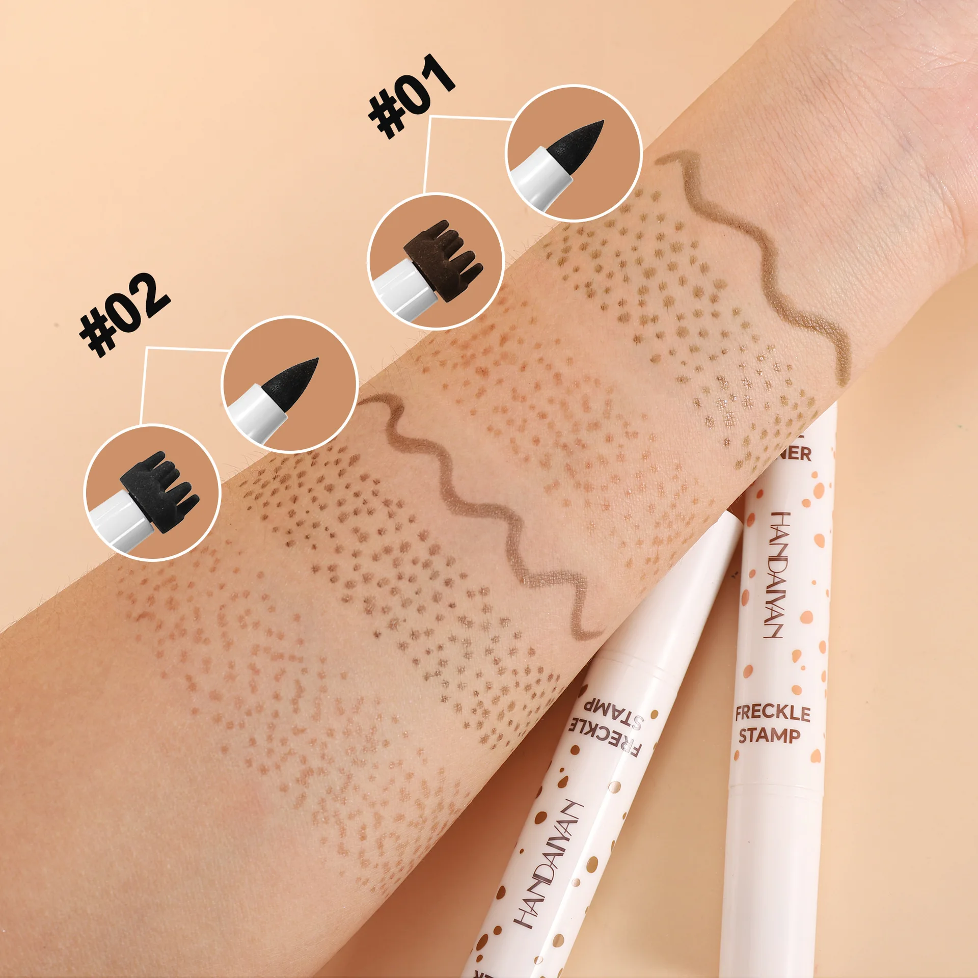 Waterproof Freckle Pen Natural Lifelike Simulation Fake Spot Long Lasting Face Dot Spot Pen Eyeliner Durable Makeup Cosmetics