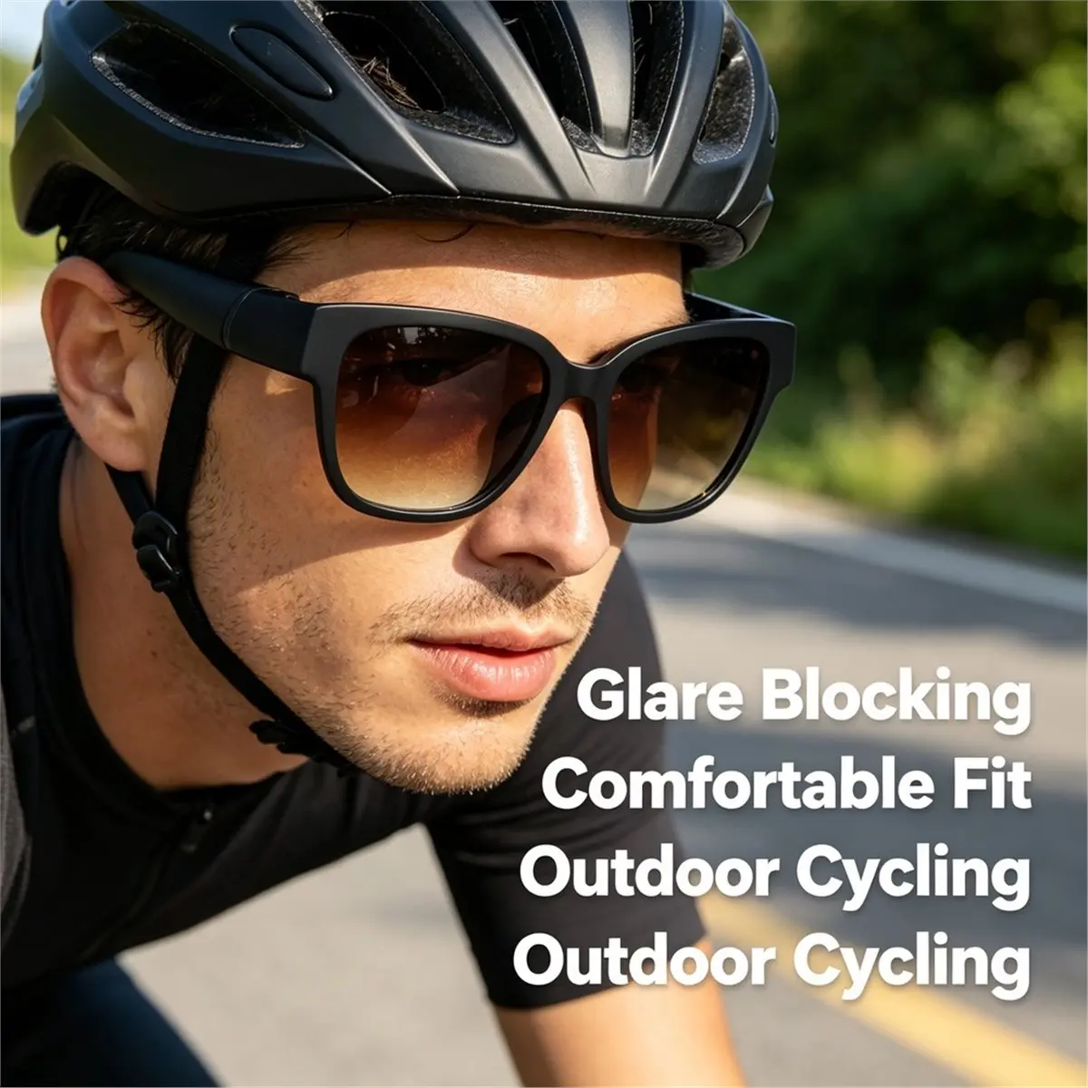 Sunglasses, Multifunctional Sunglasses with Storage Compartment, Polarized Sports Sunglasses, for Driving, Fishing, 1PC