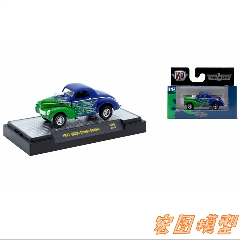 

M2 Machines 1/64 1941, коллекция Willy Coupe Gasser, модель автомобиля из сплава, игрушки