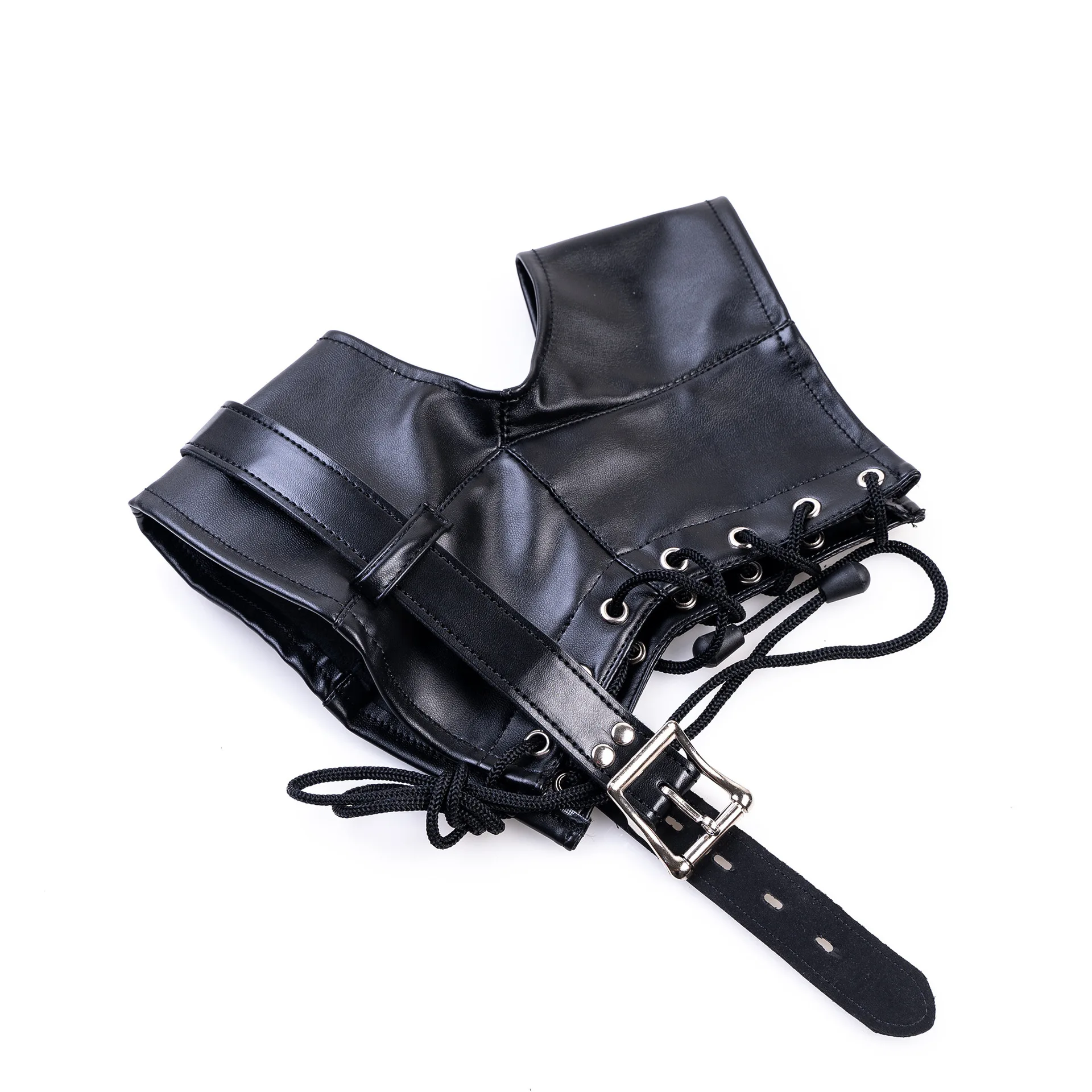 صنم Bdsm عبودية الجنس لعب مجموعات من قفازات عبودية جلدية قابلة للتعديل للأزواج Bdsm القيود الرقيق يمزح المنتجات