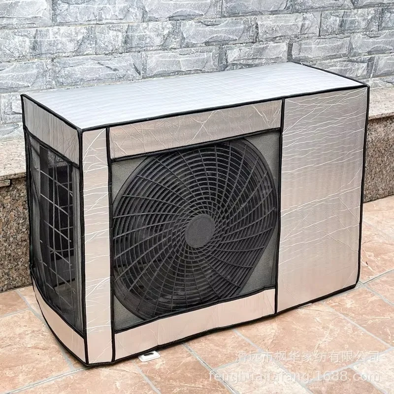 

Air Conditioner Cover Sun Protective Oxford Air Condition Protective Cover Dust-proof Waterproof Outdoor Air Conditioning Cover