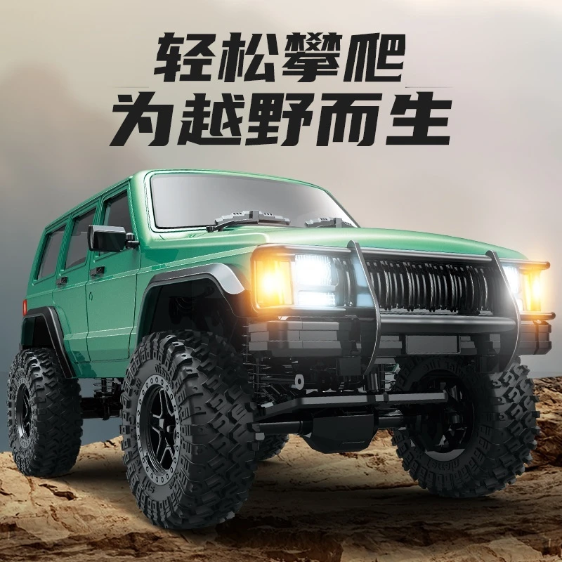 JJRC Simulation Off-Road Climbing Vehicle Model 2.4Ghz 4x4 Full Scale Throttle Four-Wheel Drive Remote Control Car Toys For Kids