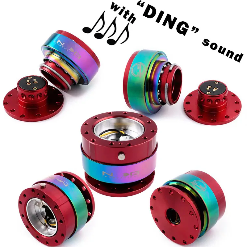 Ding sound boss kit universl Aluminium car auto steering wheel quick release hub adapter snap off boss kit car modified accesori