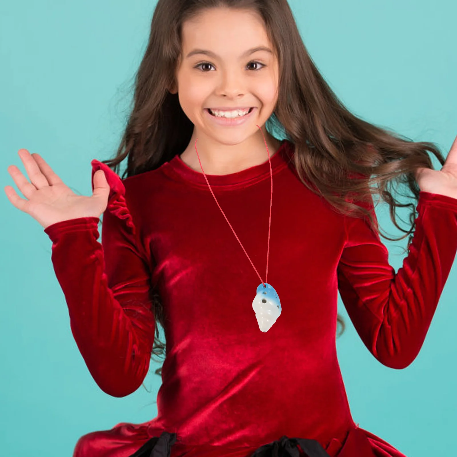 

Beginner 6-Hole Ocarina Portable Lightweight Durable Easy to Learn and Play Musical Instrument for Wind Instrument Enthusiasts